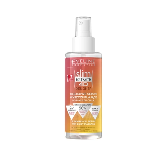 Eveline Cosmetics Slim Extreme 4D Designer olejkowe serum wyszczuplające do masażu ciała 150 ml