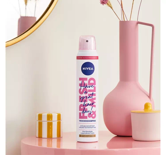 NIVEA Fresh&Mild suchy szampon dla szatynek 200 ml