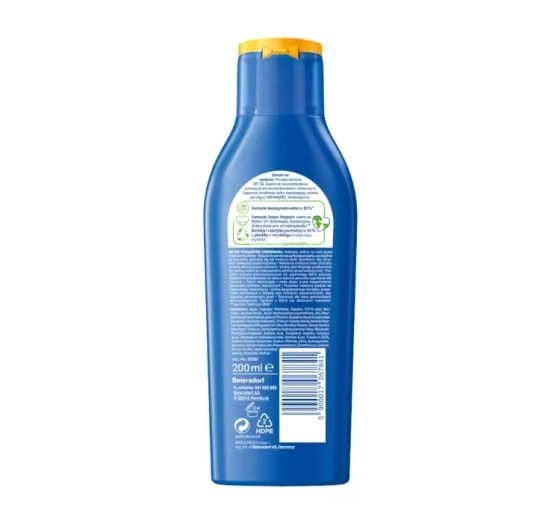 NIVEA SUN Protect&Moisture nawilżający balsam do opalania SPF30 200 ml