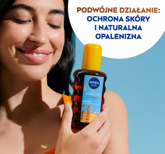 NIVEA SUN Protect&Bronze spray aktywujący opaleniznę SPF20 200 ml