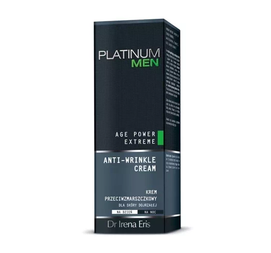 Dr Irena Eris Platinum Men Skin Recharge Age Power Extreme krem przeciwzmarszczkowy dla mężczyzn 50 ml