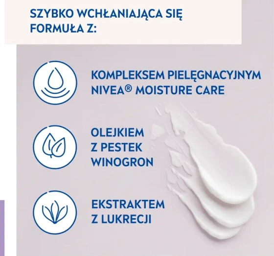 NIVEA 24h Nawilżenia kojący krem do twarzy na dzień SPF15 50 ml