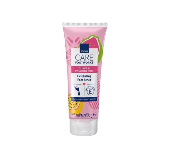 Avon Care FootWorks złuszczający scrub do stóp Guava&Passionfruit 75 ml