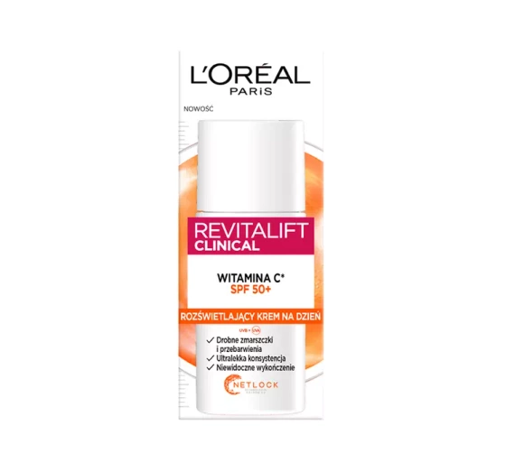 L'Oréal Paris Revitalift Clinical rozświetlający krem na dzień SPF 50 50 ml