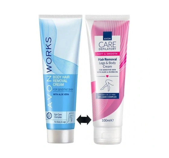 Avon Works krem do depilacji skóry wrażliwej 100 ml