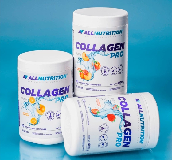 Allnutrition Collagen Pro suplement diety do picia Strawberry 400 g