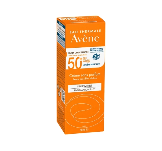 Avène krem bez zapachu SPF50 Invisible skóra sucha i wrażliwa 50 ml