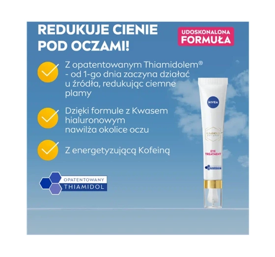 NIVEA Luminous630 Przeciw Przebarwieniom krem redukujący cienie pod oczami 15 ml