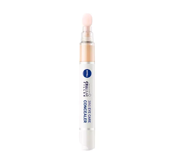 NIVEA Hyaluron Cellular Filler krem pod oczy korygujący cienie 3w1 02 Medium 4 ml
