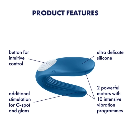 Satisfyer Double Whale Partner Vibrator wibrator dla par