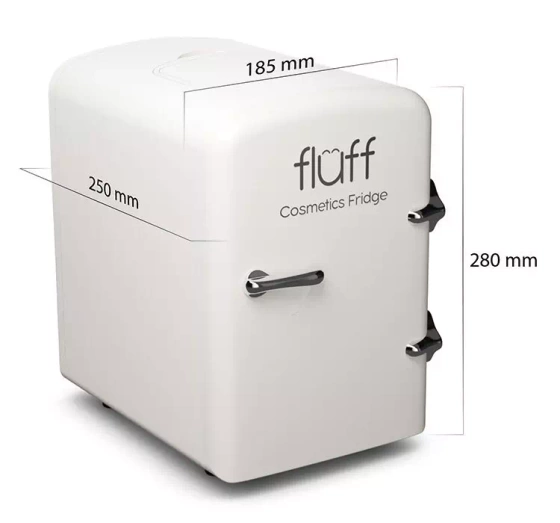 Fluff mini lodówka kosmetyczna Biała