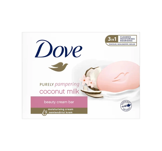 Dove Purely Pampering kremowe mydło w kostce Coconut Milk 90 g