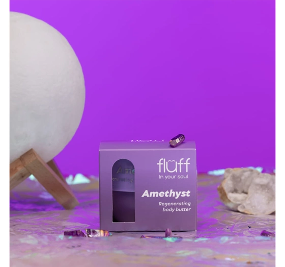 Fluff In Your Soul regenerujące masło do ciała z ametystem 150 ml