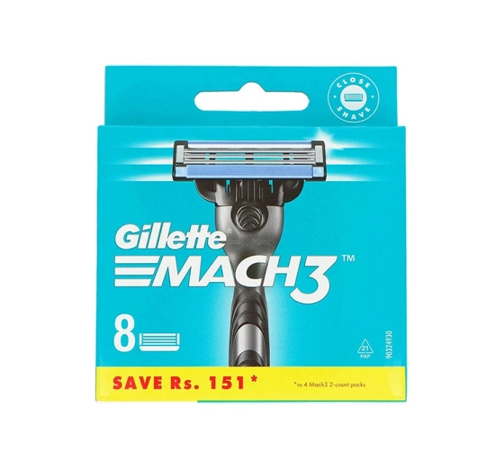 Gillette Mach3 wkłady do maszynki do golenia dla mężczyzn 8 sztuk