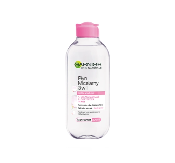 Garnier płyn micelarny 3w1 skóra wrażliwa 200 ml