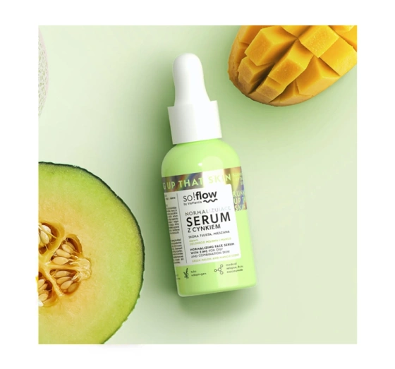 So!Flow normalizujące serum z cynkiem skóra tłusta, mieszana 30ml