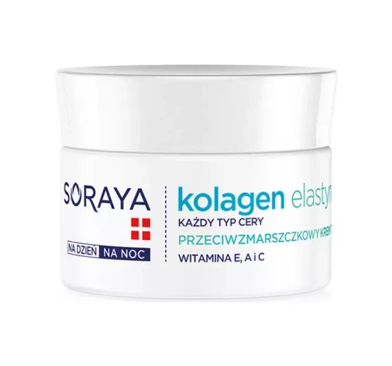 Soraya Kolagen i Elastyna przeciwzmarszczkowy krem tłusty na dzień i na noc 50ml