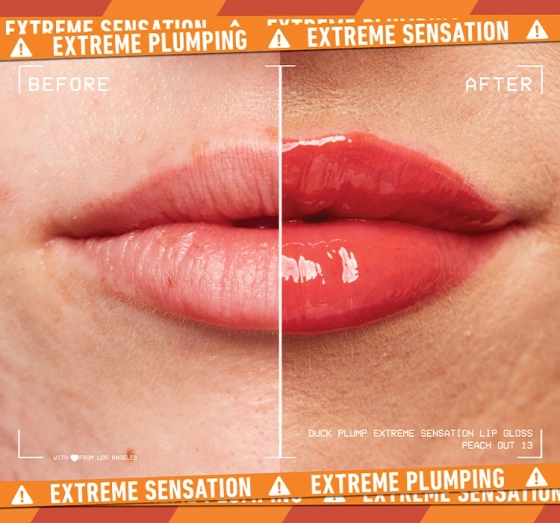 NYX Professional Makeup Duck Plump powiększający błyszczyk do ust 13 Peach Out 6,8 ml