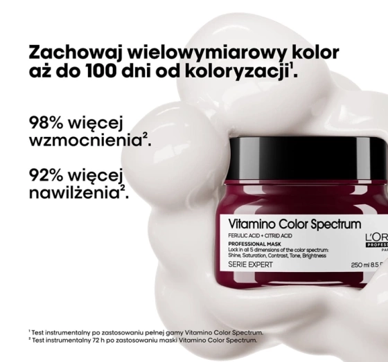 L'Oréal Professionnel Serie Expert Vitamino Color Spectrum chroniąca kolor maska do włosów farbowanych 500 ml