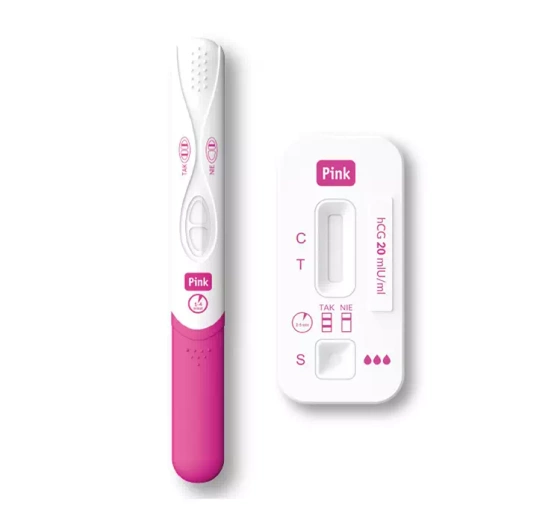Hydrex super czuły strumieniowy test ciążowy HCG Pink 1 sztuka