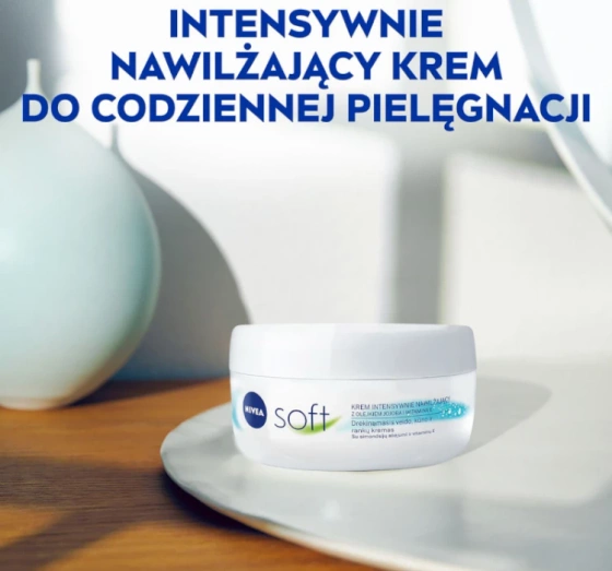 NIVEA Soft intensywnie nawilżający krem do twarzy 50 ml