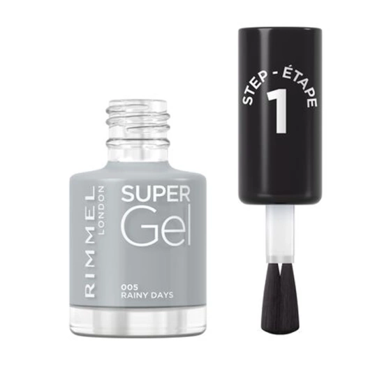 Rimmel Super Gel żelowy lakier do paznokci 005 Rainy Days 12ml