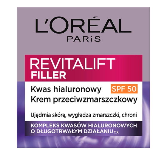 L'Oréal Paris Revitalift Filler intensywnie wypełniający krem anti-age SPF50 50 ml