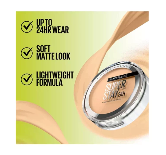Maybelline Super Stay 24h Hybrid podkład do twarzy w pudrze 20 9 g