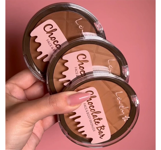 Lovely Chocolate Bar matowy puder brązujący czekoladowy 1 15 g