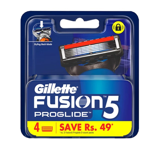 Gillette Fusion5 ProGlide wkłady do maszynki do golenia dla mężczyzn 4 sztuki