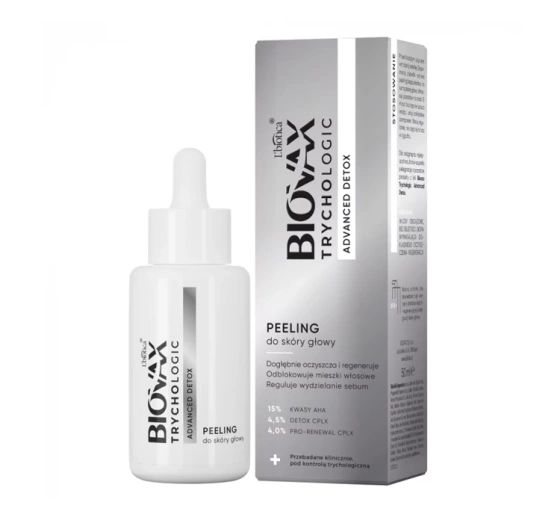 Biovax Trychologic Advanced Detox trychologiczny peeling do skóry głowy 50 ml