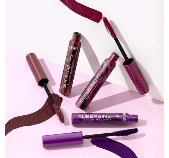 Hean Color Mascara tusz do rzęs Brownie Cherry 6,5 ml