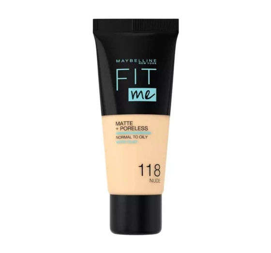 Maybelline Fit Me matujący podkład do twarzy 118 Nude 30 ml