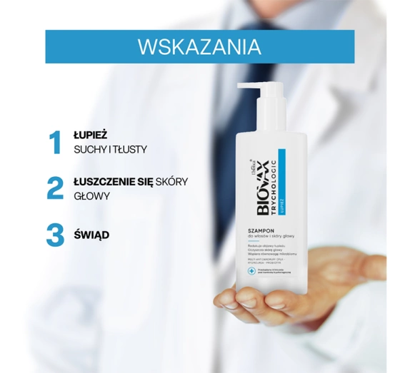 Biovax Trychologic Łupież szampon do włosów 200 ml
