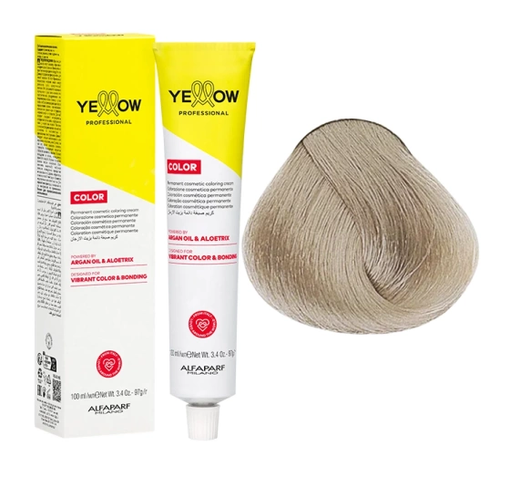 Yellow Professional Color trwała farba do włosów 10.01 Lightest Soft Ash Blonde 100ml