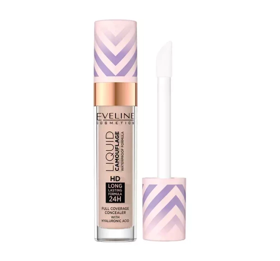 Eveline Cosmetics Liquid Camouflage korektor kryjący z kwasem hialuronowym 05 Light Sand 7 ml