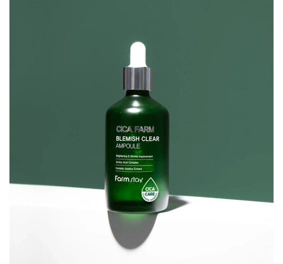 Farmstay Cica Farm Blemish Clear Ampoule serum na przebarwienia ampułka 100 ml