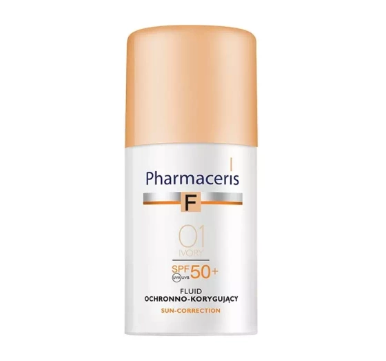 Pharmaceris F Sun Correction fluid ochronno-korygujący SPF50 01 Ivory 30 ml