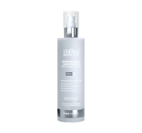 L’Biotica Estetic Clinic Pure Estetic odświeżająco-nawilżający tonik synbiotyczny 200 ml