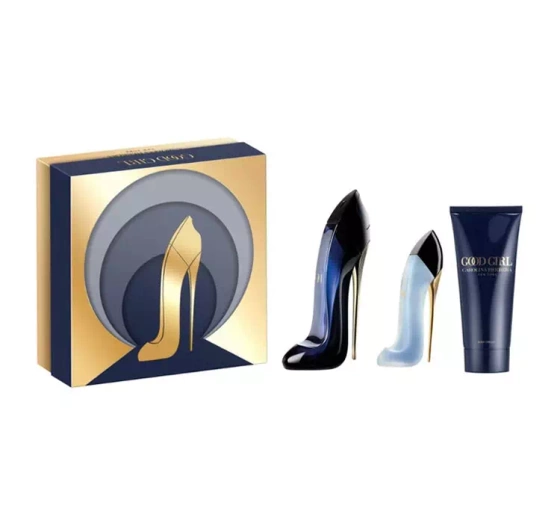 Carolina Herrera Good Girl woda perfumowana spray 80 ml mgiełka do włosów 30 ml balsam do ciała 100 ml