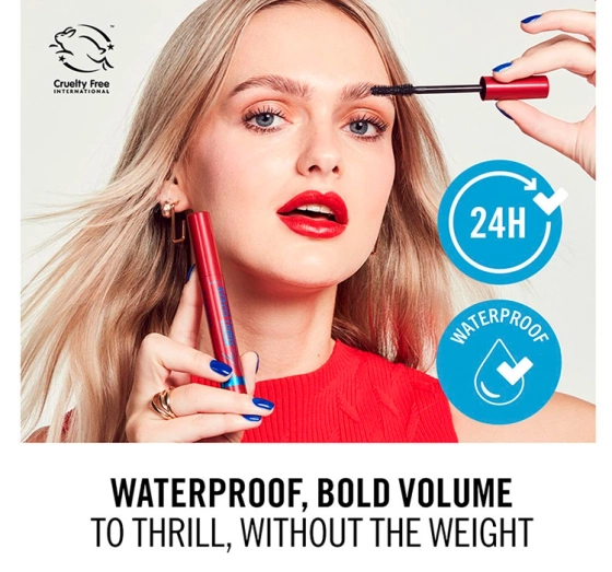 Rimmel Wonder'Volume Thrill Seeker tusz do rzęs waterproof Black 8ml