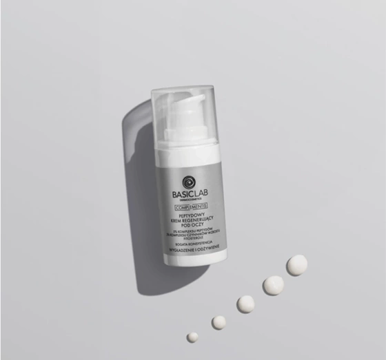 BasicLab Complementis peptydowy regenerujący krem pod oczy 15 ml