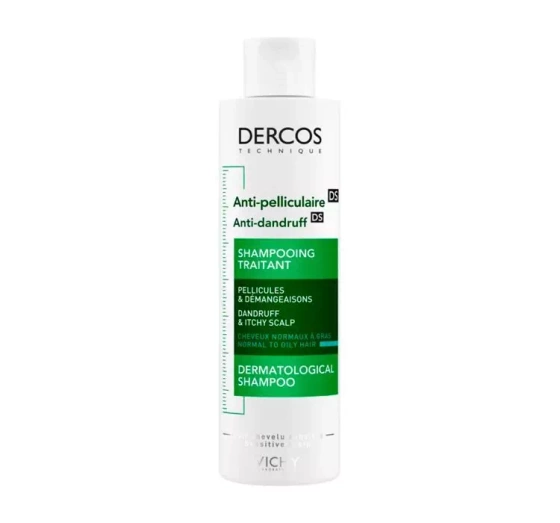 Vichy Dercos Technique szampon przeciwłupieżowy do włosów normalnych i przetłuszczających się 200 ml
