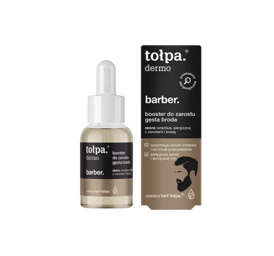 TOŁPA DERMO MEN BARBER BOOSTER DO ZAROSTU GĘSTA BRODA 30ML