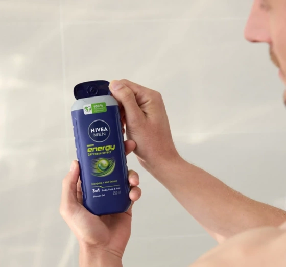 NIVEA MEN Energy energetyzujący żel pod prysznic 3w1 250 ml