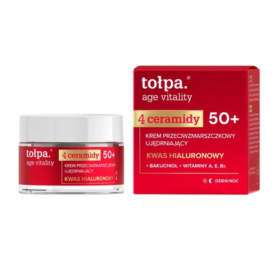 Tołpa Age Vitality 4 Ceramidy ujędrniający krem przeciwzmarszczkowy 50 na dzień i noc 50 ml