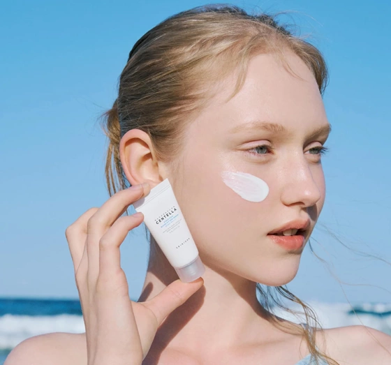 SKIN1004 Madagascar Centella Hyalu-Cica Water-Fit Sun Serum SPF50 krem ochronny do twarzy 15ml