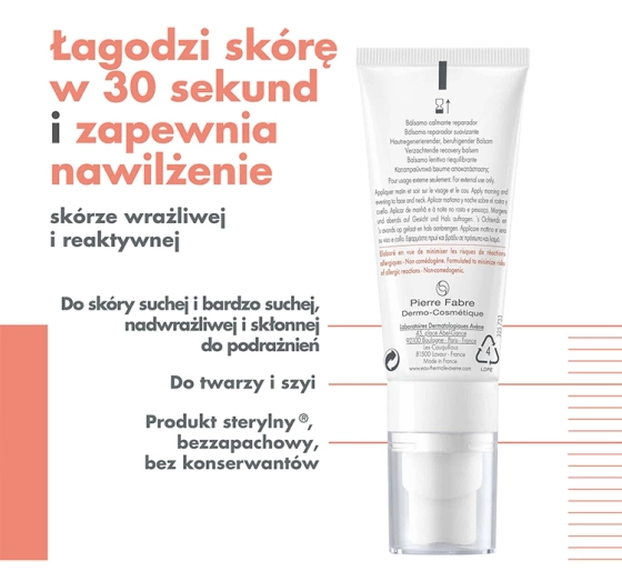 Avène Tolerance Control balsam łagodząco-regenerujący 40 ml