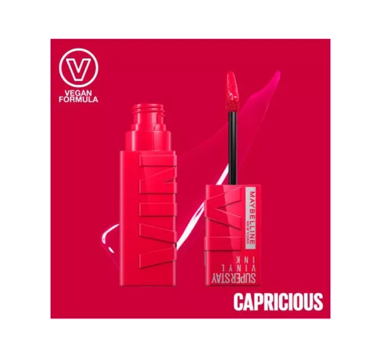Maybelline Superstay Vinyl Ink winylowa pomadka do ust 45 Capricious 4,2 ml