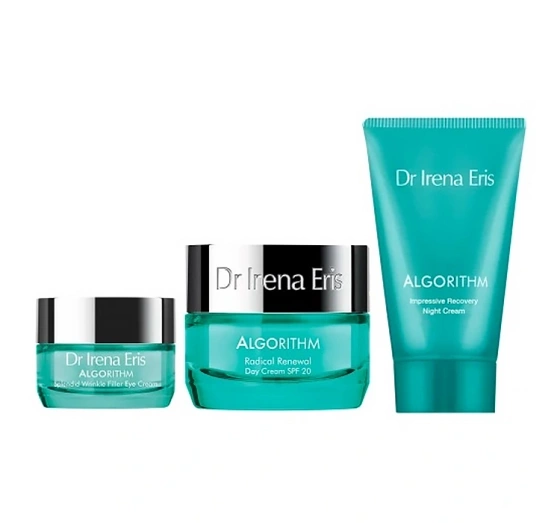 Dr Irena Eris Algorithm zestaw krem na dzień 50 ml krem na noc 30 ml krem pod oczy 15 ml